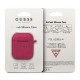 Guess GUACCSILGLFU AirPods cover fuchsia / fuchsia Silicone Glitter