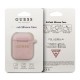 Guess GUACCSILGLLP AirPods cover light pink / pink Silicone Glitter