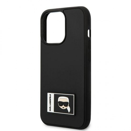 Karl Lagerfeld Ikonik Patch Case for iPhone 13 Pro Max - Black