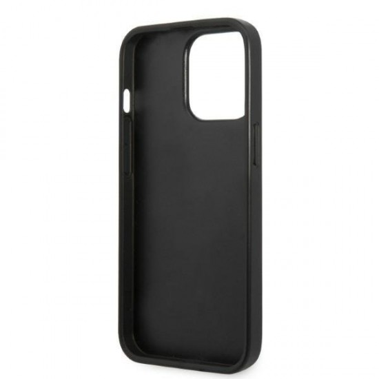 Karl Lagerfeld Monogram Plaque Case for iPhone 13 Pro Max - Black