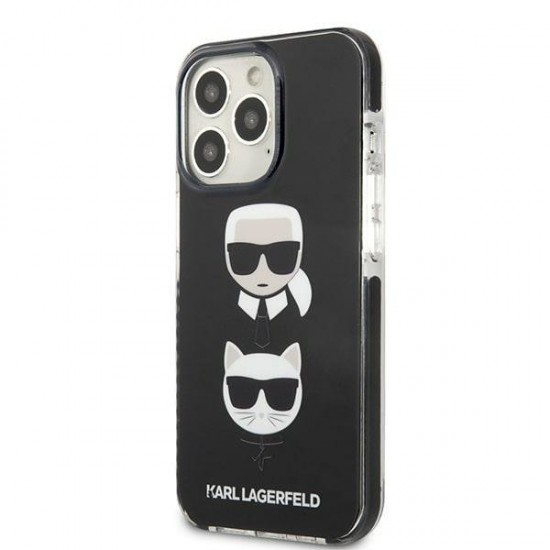 Karl Lagerfeld Karl&Choupette Head Case for iPhone 13 Pro Max - Black