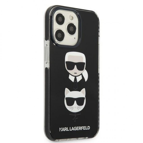 Karl Lagerfeld Karl&Choupette Head Case for iPhone 13 Pro Max - Black