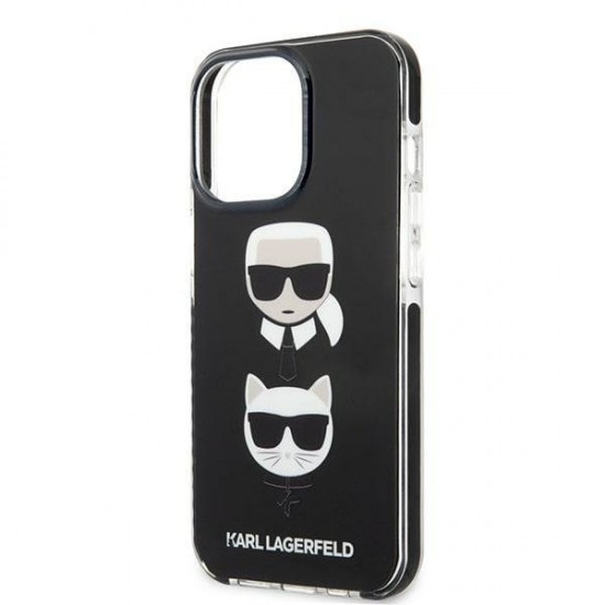 Karl Lagerfeld Karl&Choupette Head Case for iPhone 13 Pro Max - Black