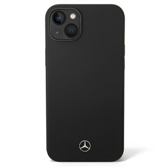 Mercedes Silicone Line case for iPhone 14 Plus - black