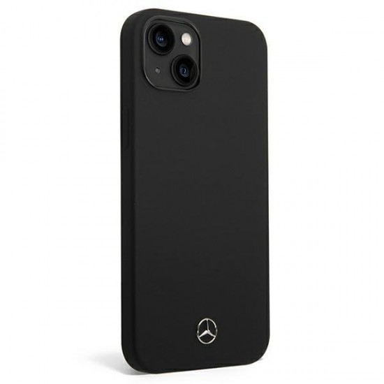Mercedes Silicone Line case for iPhone 14 Plus - black