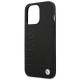 BMW Leather Stamp Case for iPhone 14 Pro - Black