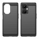 Carbon Case case for OnePlus Nord CE 3 flexible silicone carbon cover black