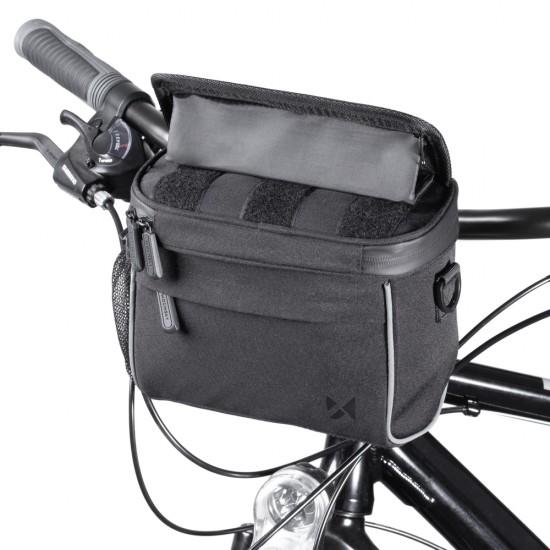 Wozinsky Handlebar Bag Bike Shoulder Bag Black (WBHBB-01)