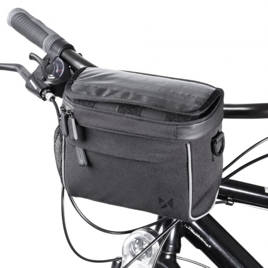 Wozinsky Handlebar Bag Bike Shoulder Bag Black (WBHBB-01)
