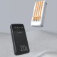 Dudao capacious powerbank with 3 built-in cables 20000mAh USB Type C + micro USB + Lightning white (Dudao K6Pro +)