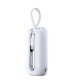 Joyroom mini powerbank 10000mAh Colorful Series 22.5W with 2 built-in USB C and Lightning cables white (JR-L012)