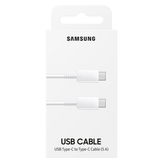 Samsung EP-DN975BWEGWW USB-C - USB-C 5A 480Mb/s cable 1m - white