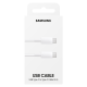 Samsung EP-DN975BWEGWW USB-C - USB-C 5A 480Mb/s cable 1m - white