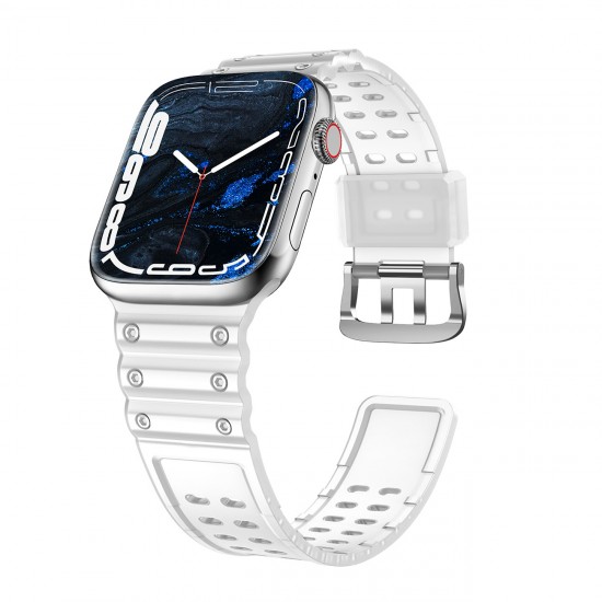 Strap Triple Protection for Apple Watch 38 / 40 / 41 mm band bracelet - transparent