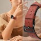 Strap Leather for Apple Watch 38 / 40 / 41 mm band bracelet - red