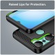 Carbon Case case for Infinix Hot 12 Pro flexible silicone carbon cover black