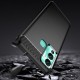 Carbon Case case for Infinix Hot 12 Play NFC / Hot 12 Play flexible silicone carbon cover black