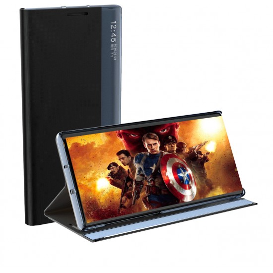 New Sleep Case Cover for Xiaomi Redmi Note 12 5G / Poco X5 5G Cover with Flip Stand Black