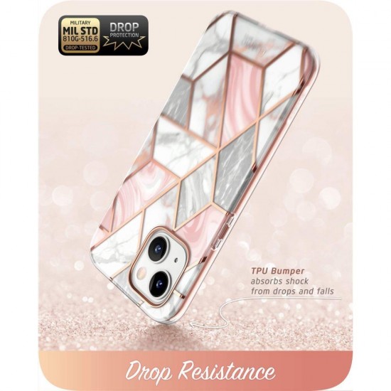 Supcase Cosmo iPhone 14 Plus Case - Pink Marble