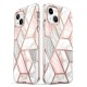 Supcase Cosmo iPhone 14 Plus Case - Pink Marble