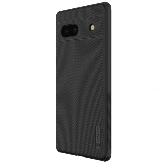 Google Pixel 7a Hard Case Nillkin Super Frosted Shield Pro Hard Case - Black