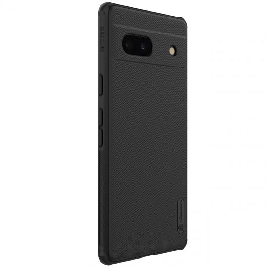 Google Pixel 7a Hard Case Nillkin Super Frosted Shield Pro Hard Case - Black