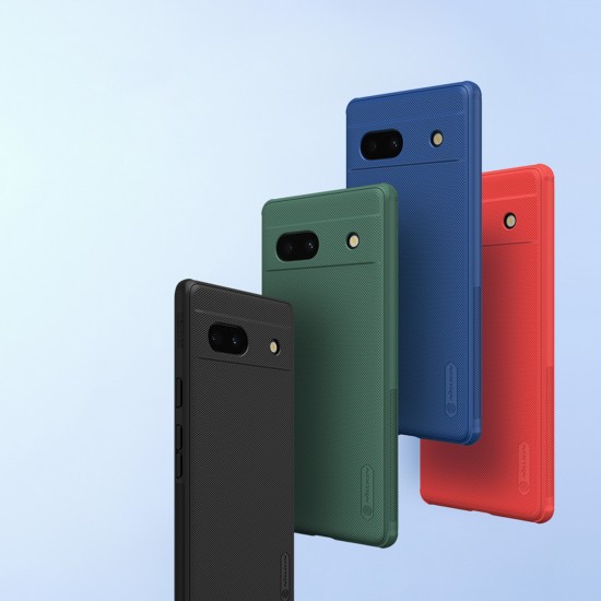 Google Pixel 7a Hard Case Nillkin Super Frosted Shield Pro Hard Case - Black