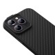 Armored case for iPhone 14 Pro Max compatible with MagSafe Baseus Synthetic Fiber tempered glass - black