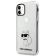 Karl Lagerfeld Ikonik Choupette Case for iPhone 11 / Xr - Transparent