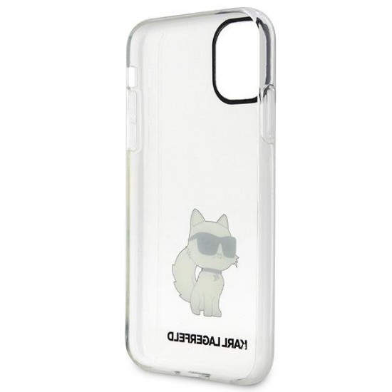Karl Lagerfeld Ikonik Choupette Case for iPhone 11 / Xr - Transparent
