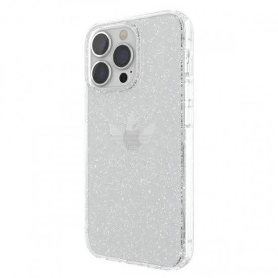 Adidas OR Protective Clear Case Glitter for iPhone 13 Pro / iPhone 13 - Transparent Silver