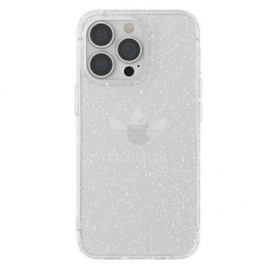 Adidas OR Protective Clear Case Glitter for iPhone 13 Pro / iPhone 13 - Transparent Silver