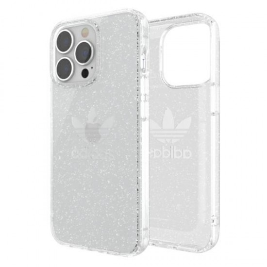 Adidas OR Protective Clear Case Glitter for iPhone 13 Pro / iPhone 13 - Transparent Silver