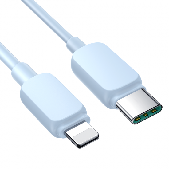 Joyroom Multi-Color Series A14 USB-C / Lightning 20W Cable 1.2 m - Blue