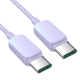 Joyroom Multi-Color Series A14 USB-C / USB-C 100W Cable 1.2m - Purple