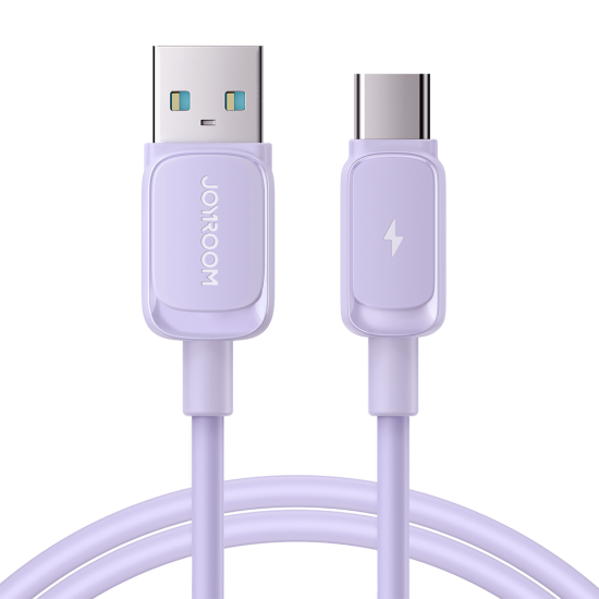 Joyroom Multi-Color Series A14 USB-A / USB-C 3A Cable 1.2m - Purple
