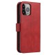 Wallet Case with Stand for iPhone 15 Pro Max Magnet Case - Red