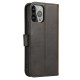 Wallet Case with Stand for iPhone 15 Pro Magnet Case - Black
