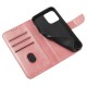 Wallet Case with Stand for iPhone 15 Plus Magnet Case - Pink