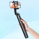 Selfie stick Ugreen LP586 telescopic tripod with Bluetooth remote control 1.5m - black