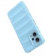 Magic Shield Case Cover for Xiaomi Redmi Note 12 5G / Poco X5 5G Flexible Armor Cover Light Blue