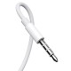 Joyroom JR-EW01 in-ear wired mini jack headphones with remote control - white