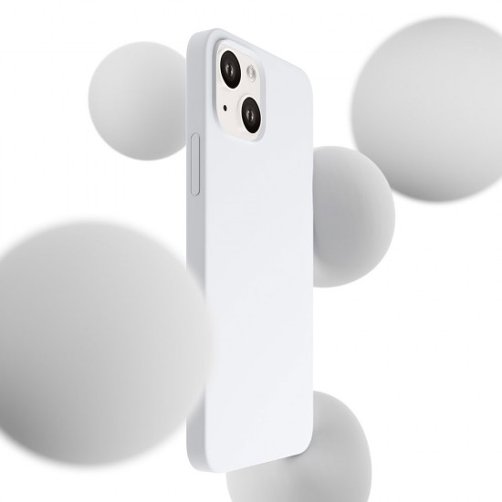 3mk Hardy Silicone MagCase for iPhone 14 Plus - White