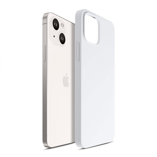 3mk Hardy Silicone MagCase for iPhone 14 Plus - White