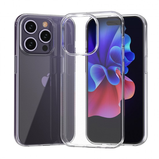 iPhone 15 Pro case from the Ultra Clear series in transparent color