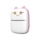 HURC9 Bluetooth Thermal Printer Mini Kitty with App - Pink