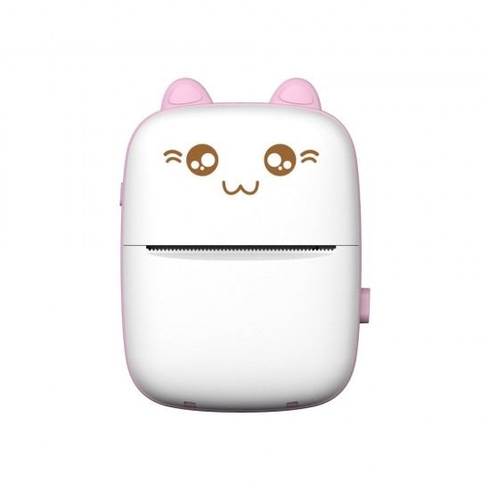 HURC9 Bluetooth Thermal Printer Mini Kitty with App - Pink