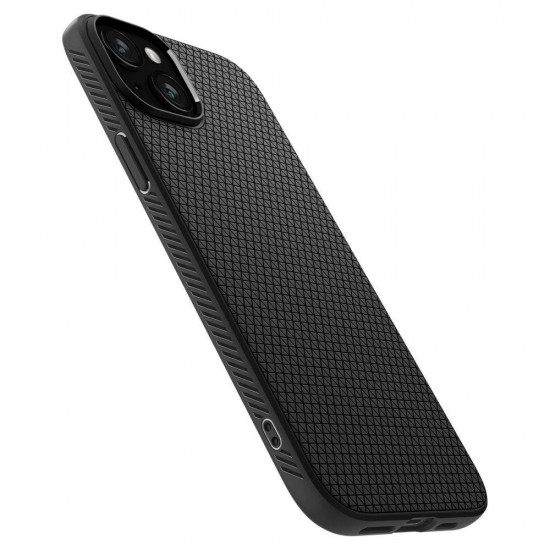 Spigen Liquid Air Case for iPhone 15 Plus - Matte Black