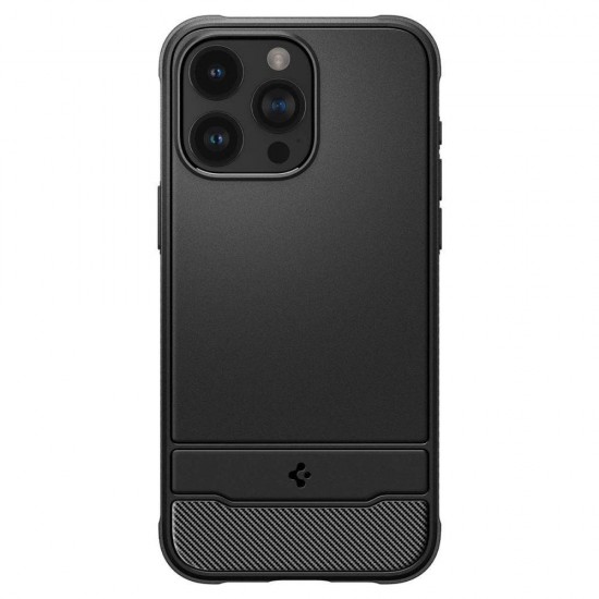 Spigen Rugged Armor Mag Case with MagSafe for iPhone 15 Pro Max - Matte Black