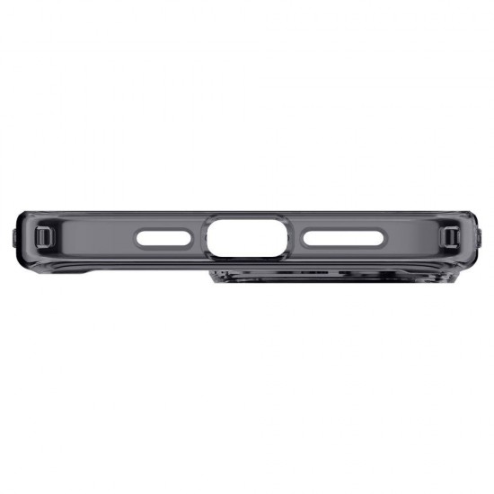 Spigen Ultra Hybrid Mag Case with MagSafe for iPhone 15 Pro - Dark Gray (Zero One Pattern)